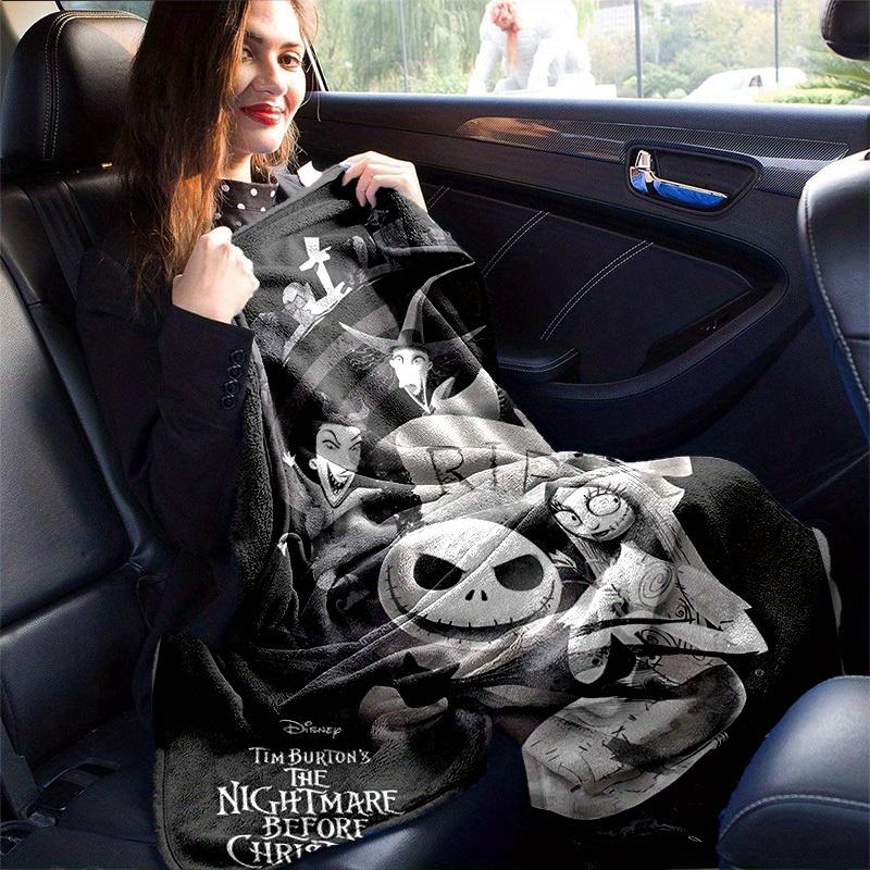 1 шт., Уютное одеяло для дома «Кошмар перед Рождеством»: Идеальный подарок для спальни, гостиной, в дорогу, для кемпинга, в машину