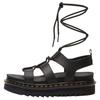 (WMNS) Доктор. Сандалии-гладиаторы Martens Nartilla Athena из кожи 'Черный' Женские 31617001