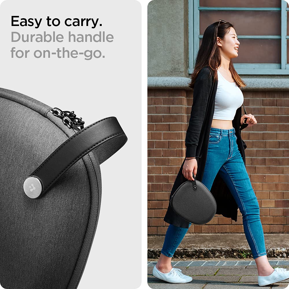 Spigen Класден Чехол-сумка для переноски для Airpods Max - Угольно-серый (Совместимость с чехлом Smart Case для режима сна)