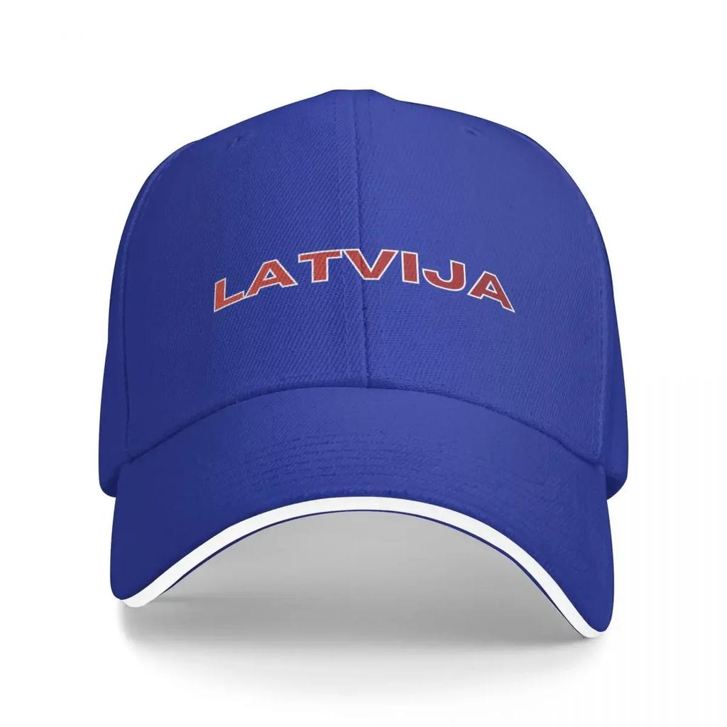 Latvija Red Latvia Baseball Cap Hip Hop Rave Dropshipping Men's Baseball Women's
