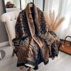 Air-Conditioned Room Shawl Scarf Female Leopard Print Scarf Warm Long Scarf Cape