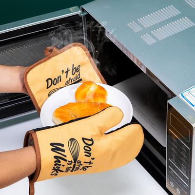 2 шт. термостойкие перчатки для микроволновой печи ультра-толстые нескользящие нескользящие прихватки для выпечки и приготовления пищи