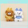 Plush Bear Keychain With Bow Cute Cartoon Toy For Bag Decor And Gifts