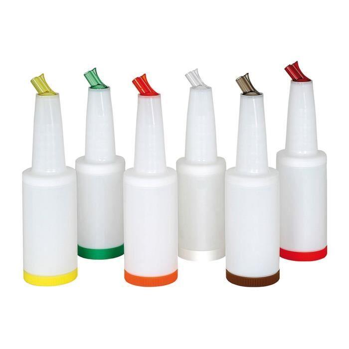 Bouteille multifonction - Bottle-Pour-Master 1L - Vert - Versement précis sans gouttes - Col dévissable
