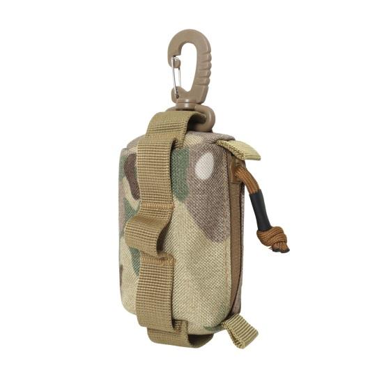 Уличная портативная поясная сумка Водонепроницаемая ткань Оксфорд Многофункциональный рюкзак Подвесной EDC-инструмент Кошелек для хранения монет, ключей, карт Аксессуары для кемпинга и пешего туризма