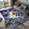 Новый ковер-циновка для одиночных мультяшных игр Genshin Impact для гостиной, спальни, дома, украшения дивана, детская игровая нескользящая напольная подстилка