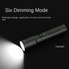 USB Rechargeable Telescopic Zoom Lamp with 6 Modes Camping Emergency Torch  for Outdoor