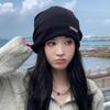 Korean Style Fashion Beanie Hat: Autumn/Winter Versatile, Cold-Proof, Warm Ear Protection, Small Face Enhancing for Women