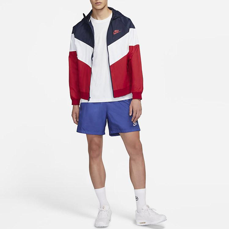 Nike Куртки Мужские Темно-синие С капюшоном Умеренные Другие DC4113-441