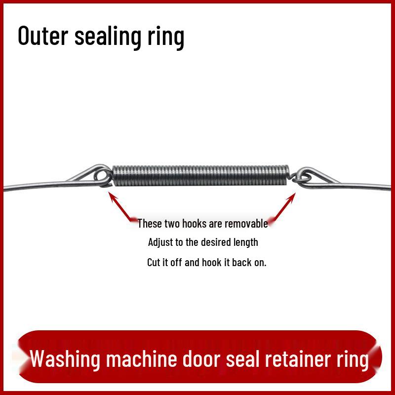 Водонепроницаемая пружинная клипса для уплотнителя дверцы стиральной машины