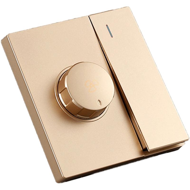 Бесступенчатый регулятор скорости для потолочного вентилятора, переключатель регулировки скорости, настенный вентилятор со скрытым монтажом, регулятор скорости, тип 86, для дома