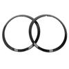 Pair of Glossy Black Headlight Bezel Trim Rings for Cooper Hatchback R56 2007-2013, ABS Material