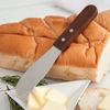 Stainless Steel Butter Western Cutlery Bread Jam Wooden Long Handle Butter Spatula Pastry Cream Scraper 6