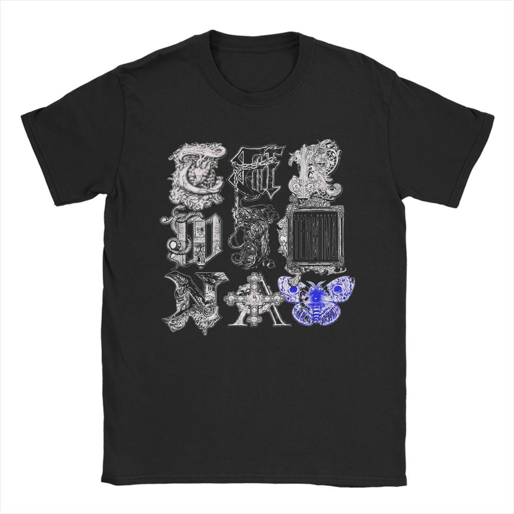 Футболка Fear and Hunger Games Мужская 100% хлопок Одежда Винтажный Хоррор Круглый вырез Короткий рукав