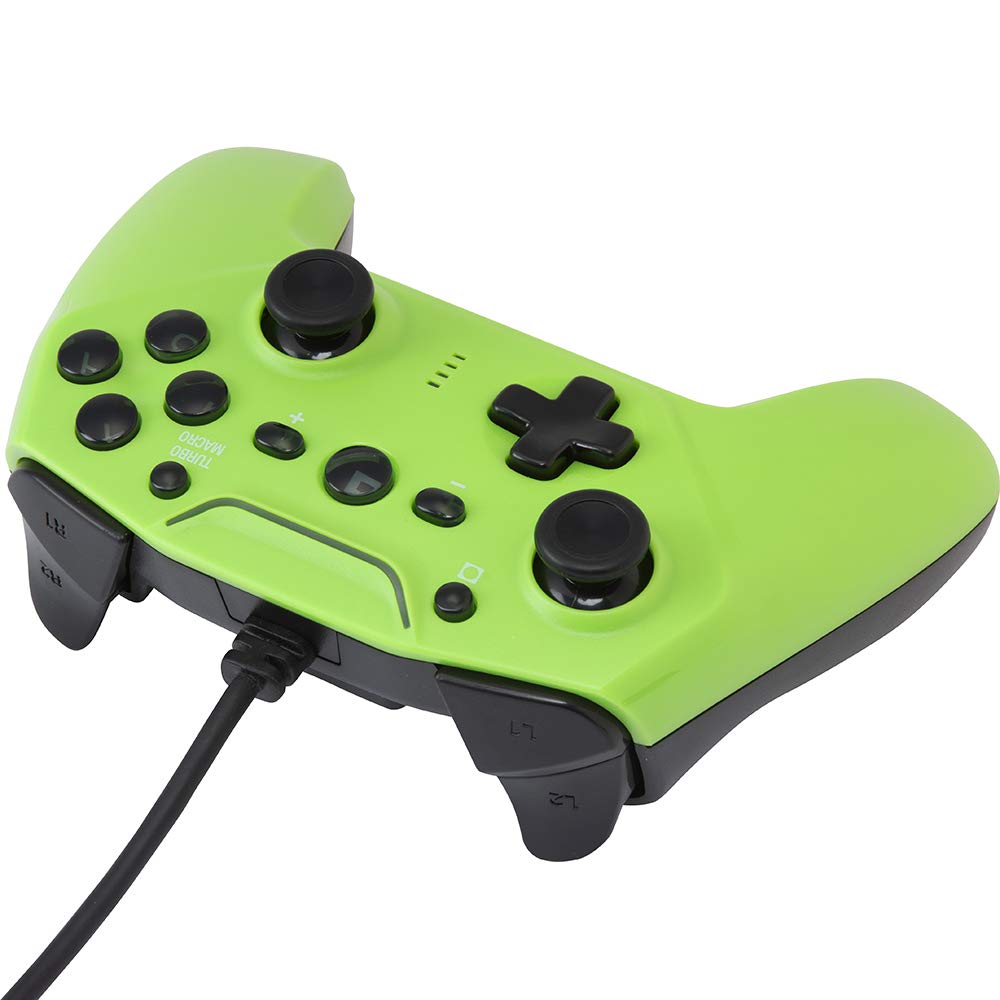 Кнопки CYBER Gyro Controller Проводной Тип Зеленый [Быстрый Огонь/Задняя Сторона Включены] (для ПЕРЕКЛЮЧАТЕЛЯ)