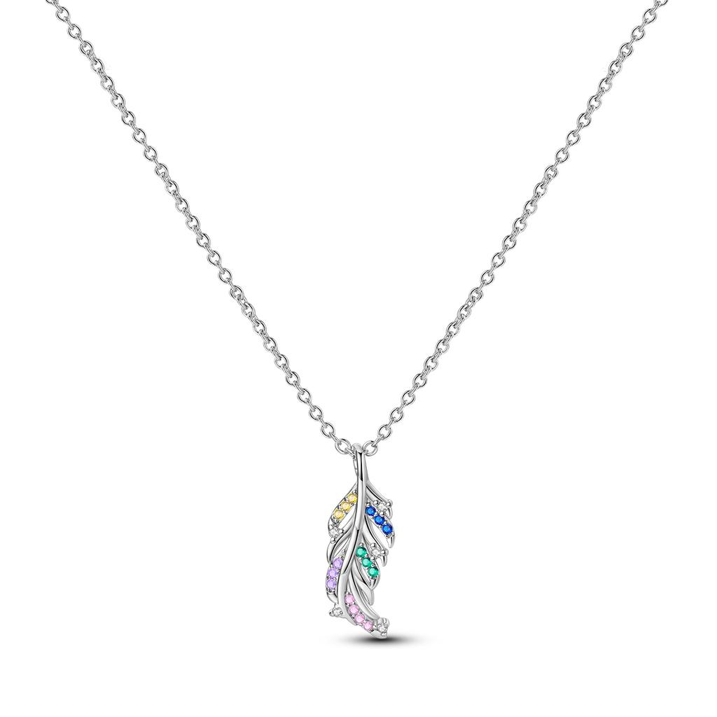 925 Silver Pendant Necklace Heart Star Charm Basic Chain Original Jewelry For Woman