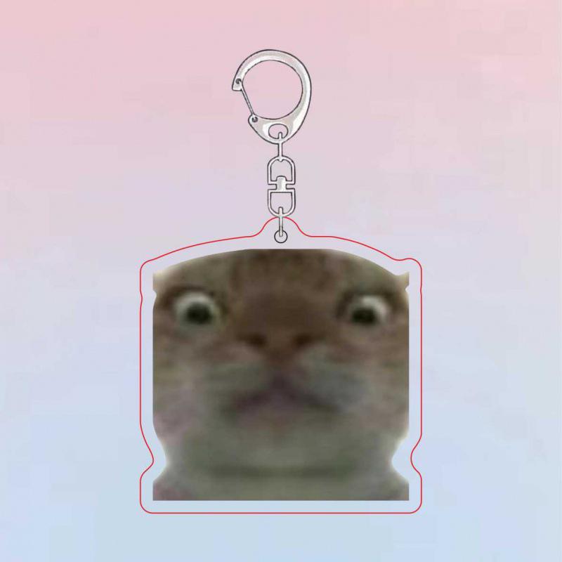 Причудливый брелок для ключей «Котенок»: Юмористический подарок-прикол для рюкзаков и дней рождения