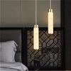 Подвесной светильник из натурального мрамора, домашний декор, спальня, ресторан, кабинет, гостиная, простой домашний подвесной светильник, маленькие медные люстры
