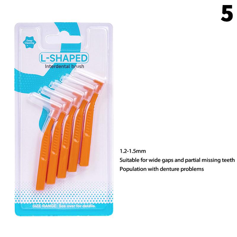 Межзубные щетки для зубов Гигиена полости рта Зубная нить Головка L/I формы Инструмент для чистки зубов для брекетов Зубочистка