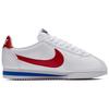 Nike Классические кожаные белые красные женские кроссовки Cortez 807471-103