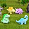 4Pcs/set Dinosaur Animal Miniatures Resin Ornaments Diy Fairy Garden Decoration Moss Terrarium Micro Landscape