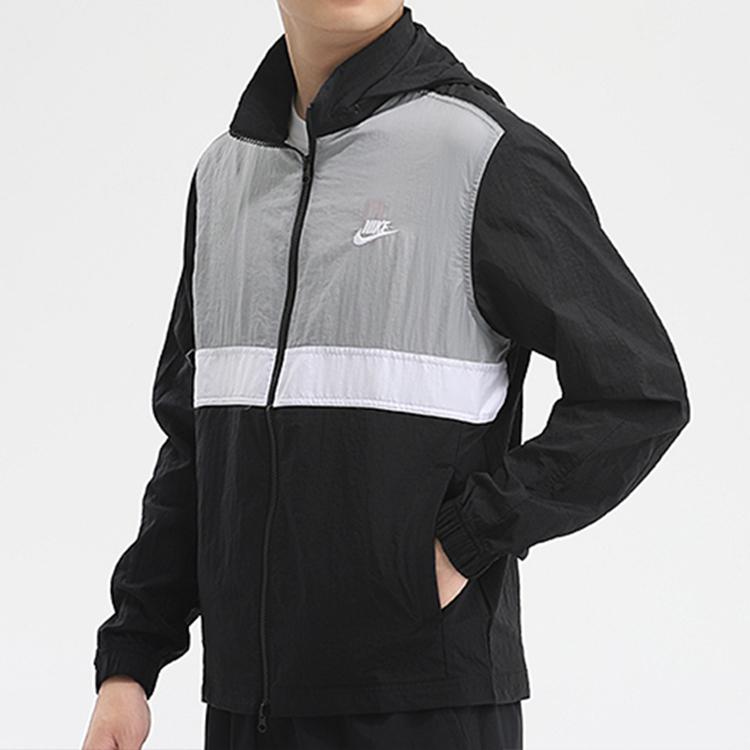 Nike Спортивная тканая куртка Мужская верхняя одежда белая CU4310-100