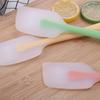 Non Stick Baking Silicone Spatulas Cake Flour Mixing Scraper Translucent Spatula Kitchen Cooking Pastry Scraper Mold Brush Tool Baking Accessories