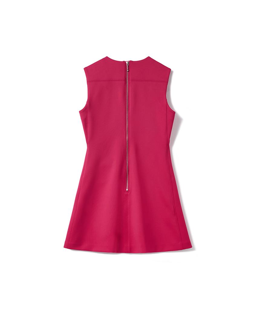 Er Er Seam Detail Dress Pink