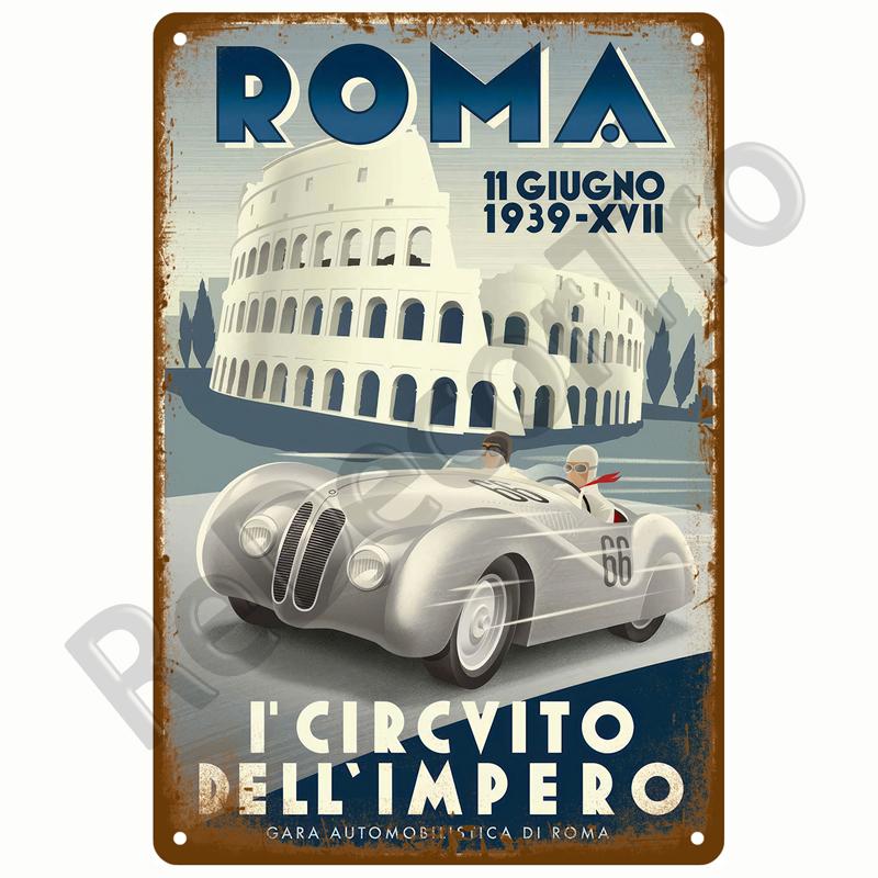 Vintage Decor Tin Sign Decorative Plaque Metal Sign Garage Gas Oil Spark Plug Tyre Service Man Cave Club Bar Home Wall Decor Art