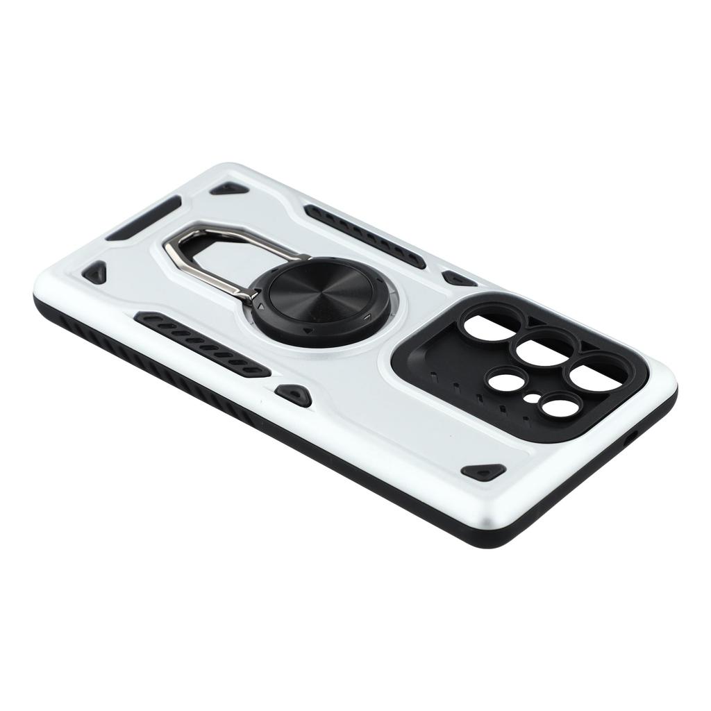 Чехол для Samsung Galaxy S24 Ultra с подставкой, противоударная задняя крышка для телефона из ТПУ+ПК