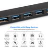 Data Transfer High Speed Individual LED Power Switch 4/7 Ports Splitter USB Expander USB 3.0 Hub