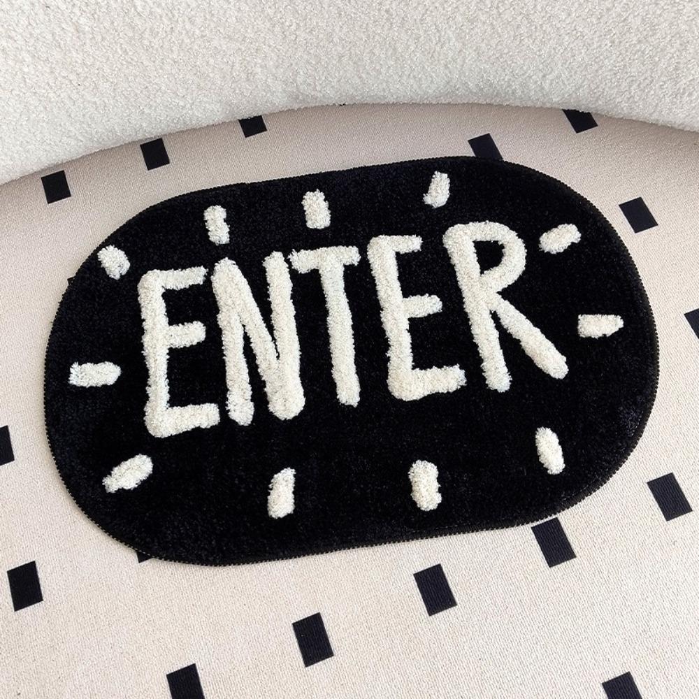 High Absorbency Imitation Cashmere Mat Quick Dry Absorbent Doormat Non-Slip Floor Mat  Bedroom