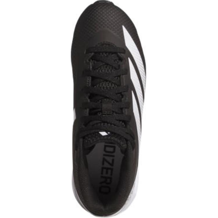 Adidas Adizero Impact.2 Литые K Черные Белые Детские Кроссовки Основной-Черный Облачно-Белый IE3996