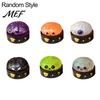 Sensory Toy for Adults Halloween Ghost Bun Stress Ball, Glitter Slow Rising TPR Fidget Elastic Squeeze Figures with Steamer, Cute Spooky Anxiety