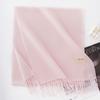 Solid Color Imitation Cashmere Scarf Women's Winter Warm Shawl Neck Scarves