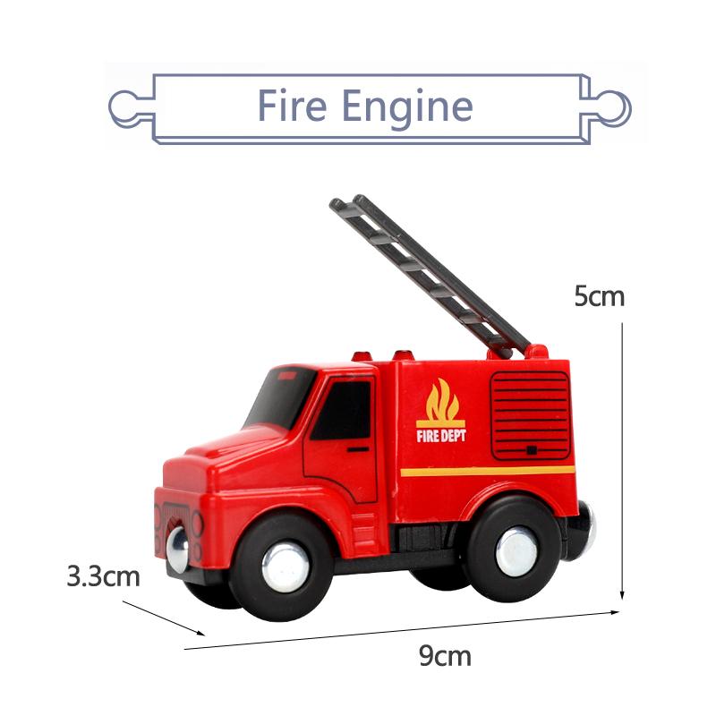 Variety Of Optional Track Magnetic Cars Multi-Purpose Vehicles Compatible Brand Wooden Scene Track Car Toys Children's Gifts