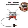 High Power Folding Gas Burner 2800W Fondue Gas Cooker Square Cassette Stove  Outdoor BBQ