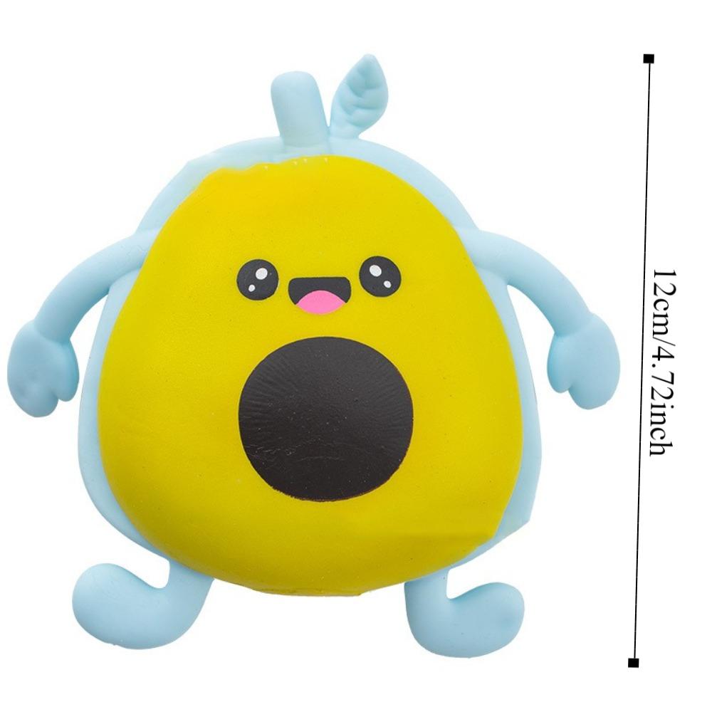 TPR Avocados Squeeze Toys Kneading Fruit Sensory Ball Birthday Kids Gift