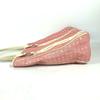 BVLGARI Logo mania Vertical Tote Bag Shoulder Bag Leather/Canvas pink/White