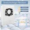 10 KFI 487 Vacuum Cleaner Bags with 2 KFI 4410 Filters for Karcher WD4 WD5 WD6 WD5P WD6P MV4 2.863-0