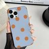 Простой черно-белый горошек с гофрированным узором Для iPhone 17 16 15 14 13 12 11 16 Pro Max Plus Pro Нескользящий чехол для телефона
