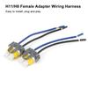 2Pcs H11 H8 Female Adapter Wiring Harness Socket Connector for Fog Light Headlamp