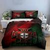 Portugal FPF Logo Three-Piece Bedding Set Bedding set (1 duvet cover, 2 pillowcases, duvet not included)