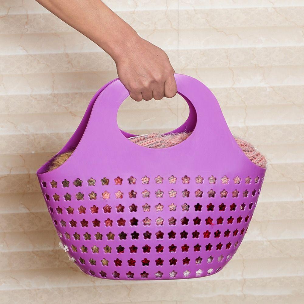 Полая корзина для душа Сетчатая корзина для белья Корзина для покупок Корзина для ванной Косметичка