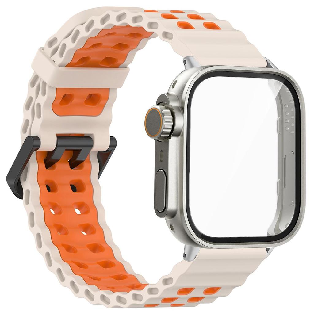 Морской ремешок+ПК чехол для Huawei Watch Fit4 4 Pro Двухцветный ремешок Ghange To Ultra Чехол для Huawei Fit 3 Аксессуары для умных часов