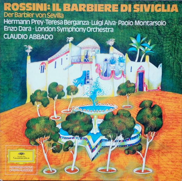 Виниловая пластинка CLAUDIO ABBADO LONDON SYMPHONY ORC Россини Севильский цирюльник Q 2536029 DEUTSCHE GRAMMO 1973 Германия Классика Б/у