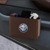 CYYPT1 1PCS Car Emblem Storage Box Car Door Seat Back Organizer Accessories For Alfa Romeo Giulia 147 Mito Stelvio Sportiva Giulietta