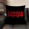 Чехол на подушку с принтом группы D-Deicide Натуральный лен Органическая ткань Двусторонний принт Диван Домашний декор Подарок Наволочка