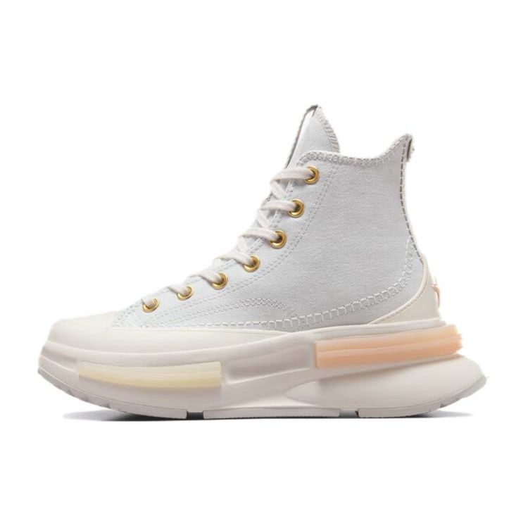 Converse Run Star Legacy CX Thick Sole Comfortable High-Top Canvas Shoes Women Sneakers Gray A10075C