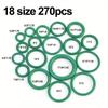 225PCS/27PCS Rubber O-Ring Gasket Assortment Sealing Washer Set  Car Repair Accessories